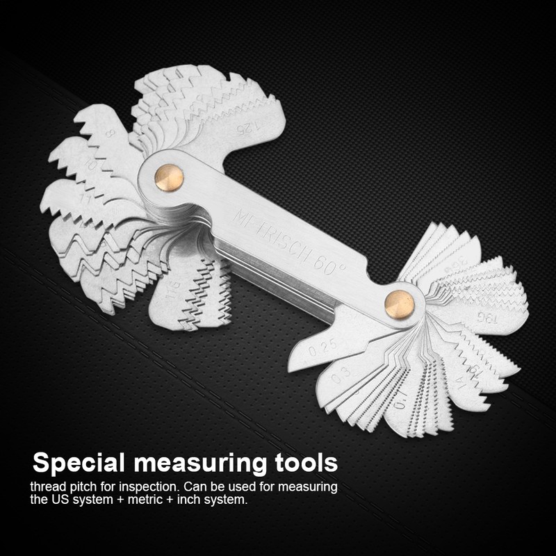 58 Blades Set Whitworth & Metric Inch System Whitworth Gauge
