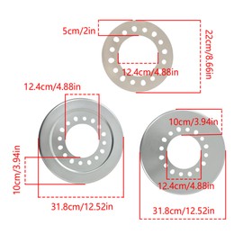 munirater 300-318 Wheel Balancers Replacement for Light Duty Trucks Bus Motorhome Trailers RVS