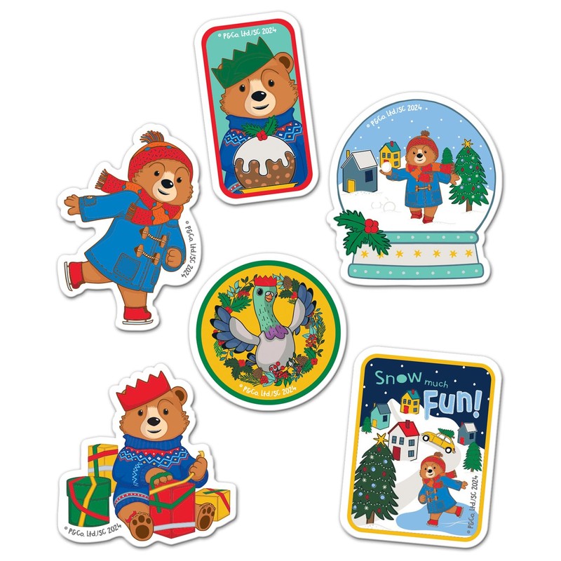 The Adventures of Paddington Christmas Mega Sticker Pack | Three