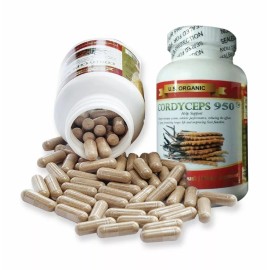 US NUTRILAB CORDYCEPS 950 USDA ORGANIC (BUY 1 GET 1 FREE) + 1 FREE 20 Caps Bottle