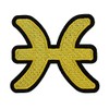 RECHERE Constellation Symbols Zodiac Embroidered Iron On Patch Applique (Pisces)