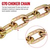 SPARKWHIZ Winch Choker Chain 5/16" x 7ft with Choker Hook