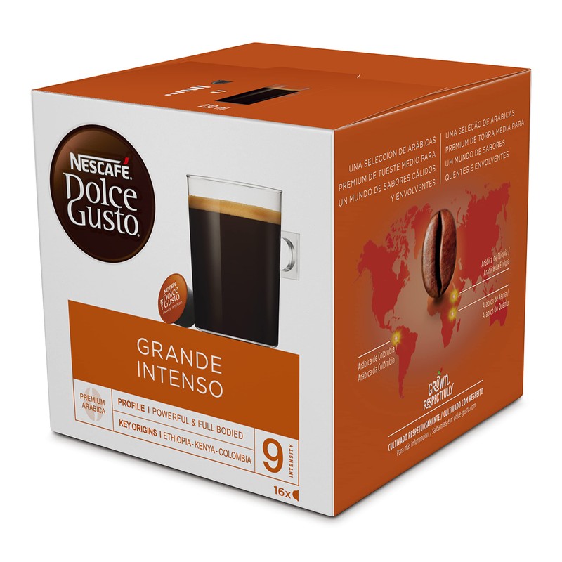 NESCAFE Dolce Gusto Americano Intenso Coffee Pods - total of