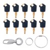 5P8500 Cat Key Heavy Equipment Keys Set with Keychain Compatible