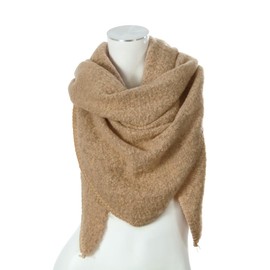 Majea Women's Winter Scarf Knitted Scarf Women's Scarf (880042), Camel 17