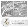 5PCS Magnetic Spark Plug Socket Set,Include Thin Wall 12 Point