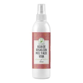 Agua De Rosas, Miel Orgánica & Aloe Vera Hidratante (500ml)