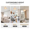 VONLUCE 4-Light Modern Chandeliers, 18" Chandeliers for Dining Room with