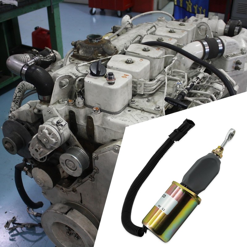 GLOCRORET 12V Fuel Shut Off Solenoid Valve 3935649 fit for