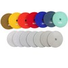 Konfor 7pcs 125mm Marble Granite Wet Diamond Polishing Pads