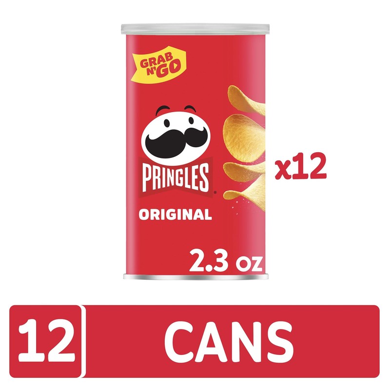 Pringles Potato Crisps Chips, Lunch Snacks, Office and Kids Snacks,