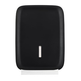 Stardrix Paper Towel Dispenser Wall Mount with Lock – Fits 400+ Multifold/Trifold/Z-Fold/C-Fold Towels – Large Paper Towel Holder for Bathroom, Kitchen, Office, Home or Business (Black)