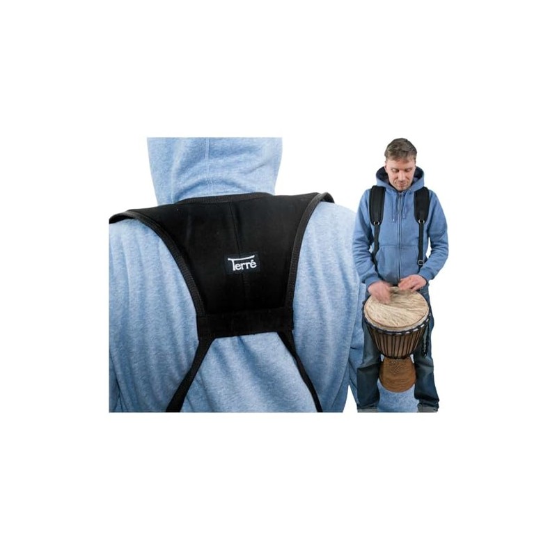 Djembe belt Black, Djembe Backpack