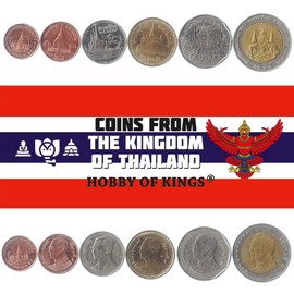 Set of 10 Collectible Coins from South and North America, Europe, Asia, Africa and the Middle East, Coin Sets from Around the World