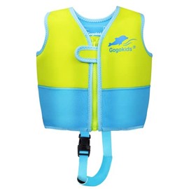 Kids Swim Vest, Toddler Premium Swim Jacket Float Vest Swimming Training Vest with Adjustable Crotch Strap, Suitable for Boys Girls Age 2-6 Years/26-46 Lbs