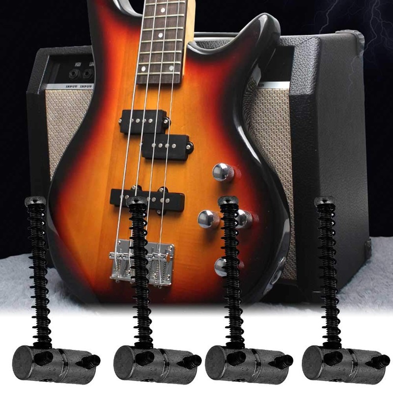 4pcs Electric Bass Correction Saddle Set Bass Bridge String Saddle