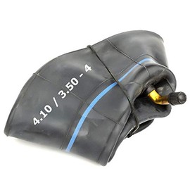PetrolScooter Heavy Duty 4.10/3.50-4 Inner Tube 4 Inch Butyl Rubber Bent Valve Wheelbarrow