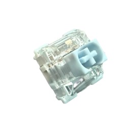 TTC Hand Lubed/Filmed TTC Bluish White V2 Silent Tactile Switches - Hand Lubed and Filmed, 110 Switches