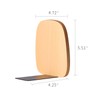 Muso Wood Wood Bookends - Never Fall (Beech) (2 Pair