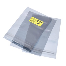 MECCANIXITY Anti Static Bags Shielding Bag 50pcs 3x5inch(8x13cm) Resealable with Labels for Hard Drive HDD SSD PCB Board