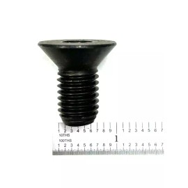 Brighton 5/8-11 X 1-1/4" FLAT HEAD SOCKET CAP SCREWS ALLOY BLACK STEEL - 6 PCS