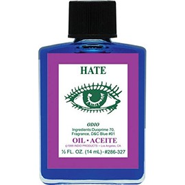 (3Pack) Indio Products Spiritual Anointing Oil- Hate 1/2oz