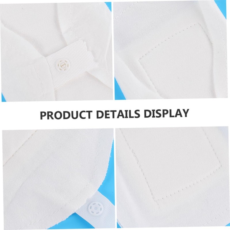 KOMBIUDA 100% Organic Cotton Reusable Sanitary Napkin 2 Pads Breathable