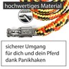 Lead Rope with Panic Hook, for Horses, Ponies, Shetty, Donkey,