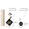 Adult 60th Birthday - Gold - Birthday Party Hanging Decor