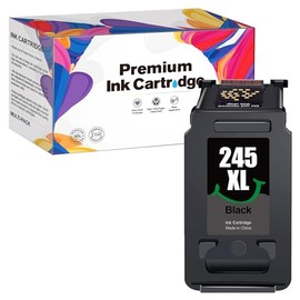 245XL Ink Cartridges Replacement for 245XL Black Ink Cartridges 245 XL PG-245 PG-245XL for Pixma MX490 MX492 MG2522 TR4520 TS3322 TS202 MG2500 TS3122 TR4500 Printer（1 Black）