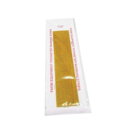 RAParts S.29909 Amber Reflective Tape, 2'' x 9'' (5 pcs.)