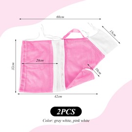 CHROMACRAFT Pack of 2 Cat Wash Bags, Cat Storage Bag, Adjustable Retention Bag, Cat Care Accessories, Pet Supplies