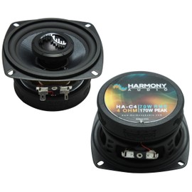 Harmony Audio Compatible with Lexus SC 400 1992-2000 Front Door Replacement HA-C4 Premium Speakers New