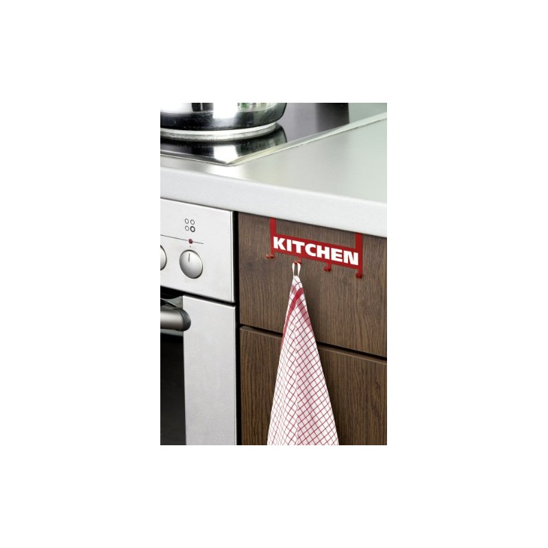 Wenko Kitchen Door Hooks Red