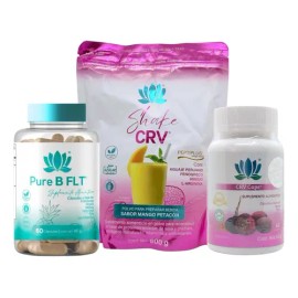 Kit Moldeo Pure Crv 60 Cap Shake Crv 600 G B Flt Pure Health Mango Petacón
