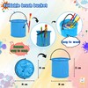 Lubibi Kids Washable Finger Paint Set，Non-Toxic 12 Colors Art Painting