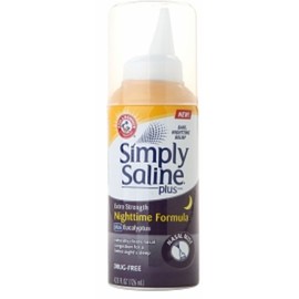 Simply Saline ARM & HAMMER Simply Saline Nighttime Nasal Mist 4.6oz (Pack of 6)