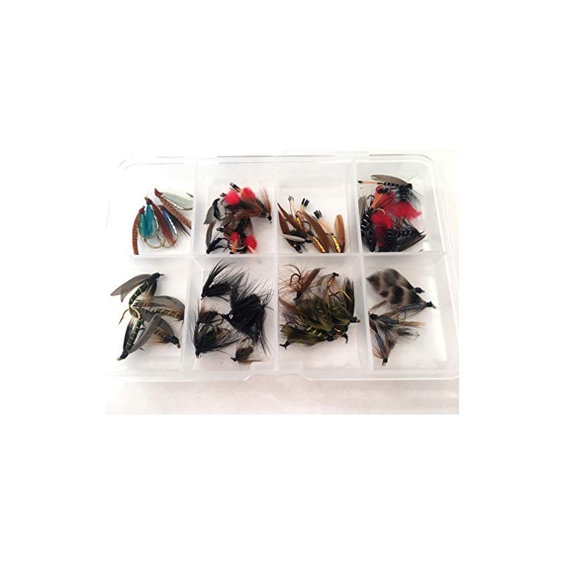 BestCity 50 plus Fishing Flies WET Selection FLY Selection TROUT