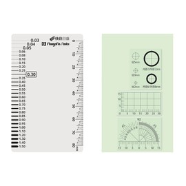 Niigataseiki SK Crack Measure, Fast Grades, Card Type, CM-CKD, Transparent