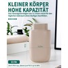 Umlaca Soap Dispenser, Refillable Ceramic Soap Dispenser, 350 ml, Large
