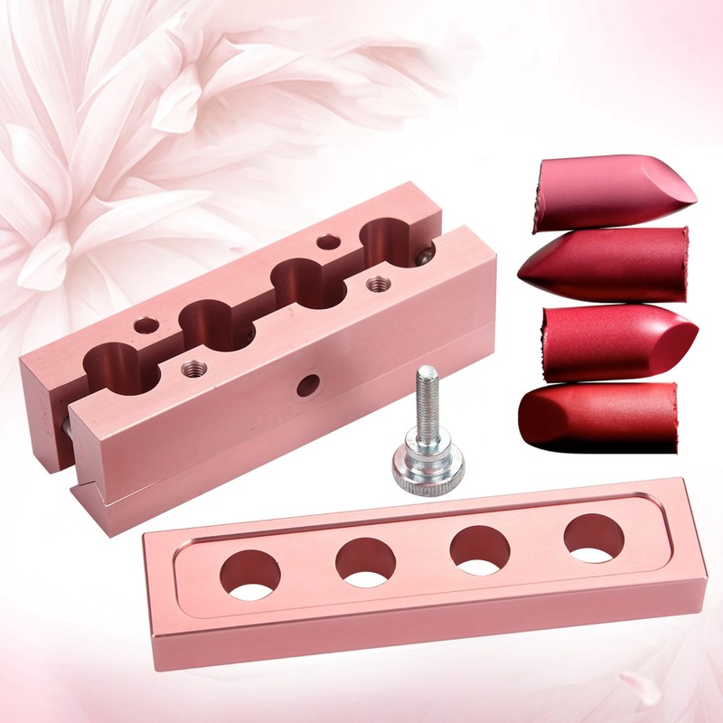 12.1 DIY Lipstick Mold Aluminum Alloy Rose Gold Dual Uses