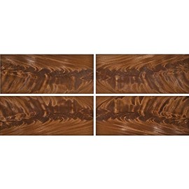 Mahogany Crotch Sequenced Matched 4-Way Veneer Pack
