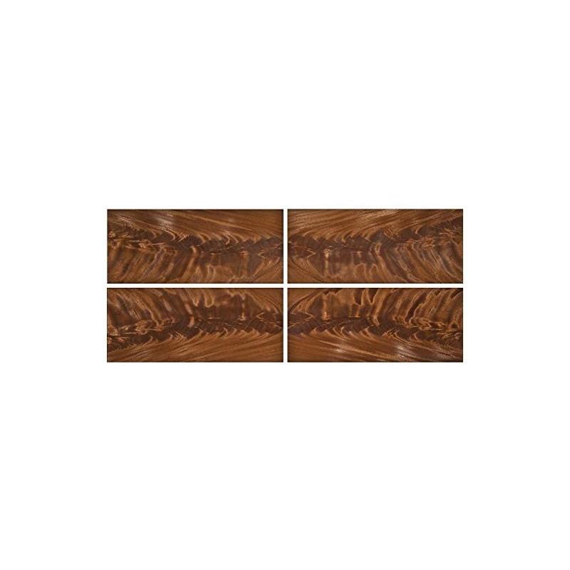 Mahogany Crotch Sequenced Matched 4-Way Veneer Pack