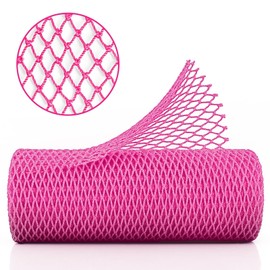 Woyinger 1PCS African Net Sponge, Magic Exfoliating Bath Sponge, Bath Accessories for Women (Pink)