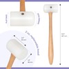 The Beadsmith Double-Sided Nylon Hammer - Double Plastic Non-Marring Mallet,