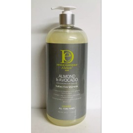 Design Essentials ~ Almond & Avocado Moisturizing & Detangling Shampoo  34 fl oz