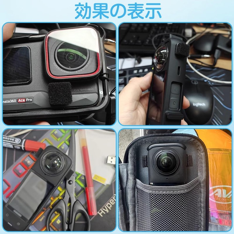 Insta360 X4 Noise Cancelling Windscreen Windproof Microphone Cover Insta360 x3/X2