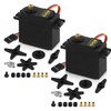 2Pcs MG995 55G Micro Servo Motor Metal Geared Motor Kit