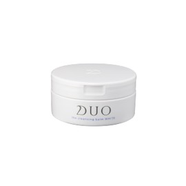 DUO The Cleansing Balm, White A, 3.2 oz (90 g), Makeup Remover, Natural Clay, Gasul x Bright Care, For Clear Bare Skin, Uneven Aging, Eyelash Skin, No Face Washing Required