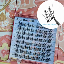 False Eyelashes Natural Look Fox Eye Artificial Eyelashes Wispy Faux Cluster Lashes Fluffy Soft Reusable Short Fake Eyelashes 8 Pairs